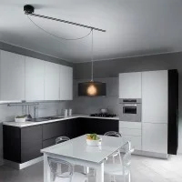 Lumina Moove black suspension lamp