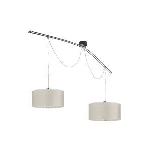 Lumina Moove Double ivory suspension lamp