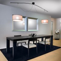 Lumina Moove Double ivory suspension lamp
