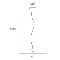 Rotaliana Collide H6 suspension lamp
