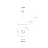 Stilnovo Demì Modello 1 lampada a sospensione led