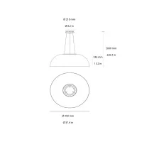 Stilnovo Demì Modello 2 lampada a sospensione led