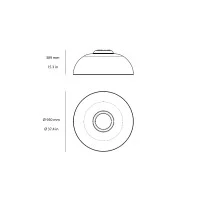 Stilnovo Demì Modello 2 lampada da parete soffitto led