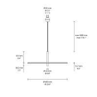 Flos My Circuit Disc modulo a sospensione 48V