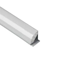 Duralamp Profilo Alluminio angolare Cupola per Strip LED Duralamp Profilo Alluminio angolare Cupola per Strip LED