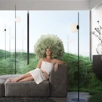 Karman Atmosphere paletto lampada da terra led