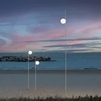 Karman Atmosphere paletto lampada da terra led