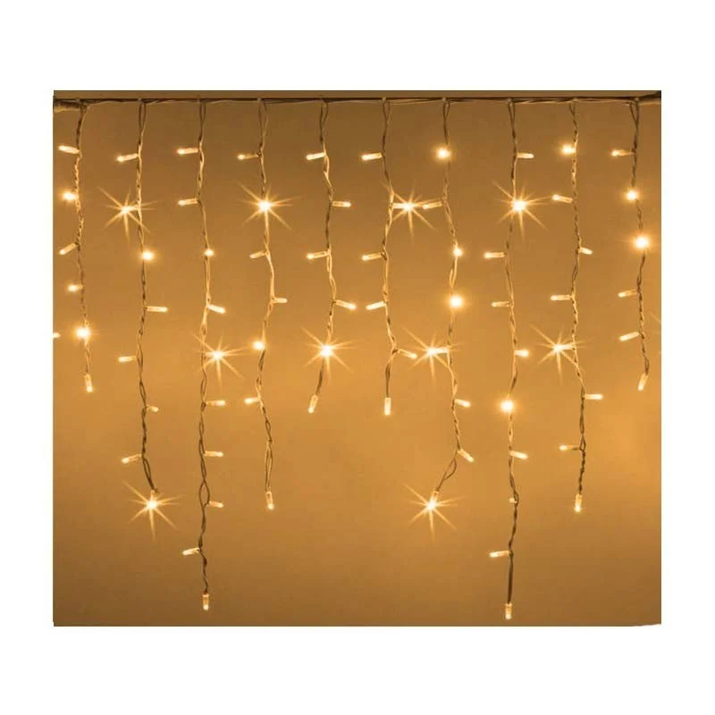 New Lamps Tenda luminosa 180 LED 5m Luce Bianco caldo New Lamps Tenda luminosa 180 LED 5m Luce Bianco caldo