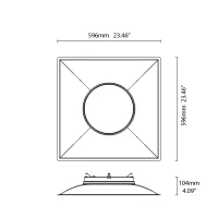 iGuzzini Light Shed 600mm pannello modulare led