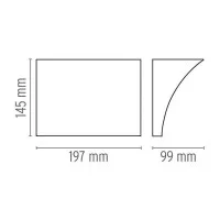 Flos Pochette LED Up/Down Applique Wall biemission Lamp Design