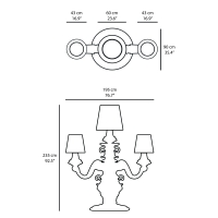 Slide King of Love floor lamp