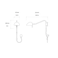Astro Lighting Serge Plug-In led wall lamp