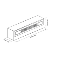 Lampo UP & DOWN Rectangular LED Wall Lamp for Outdoors