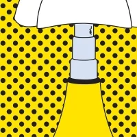 Martinelli Luce Minipipistrello Pop table lamp Martinelli Luce Minipipistrello Pop table lamp