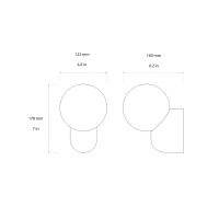 Astro Lighting Lyra Single led wall lamp