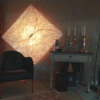 Flos Ariette Lampada da Parete E27 Applique in tessuto Design
