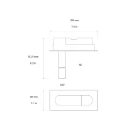 Astro Lighting Digit II LED recessed wall light