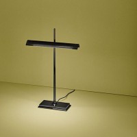 Flos Goldman LED Table Lamp Black Nickel Fumè