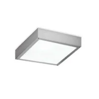Martini Inoxa Lampada da Soffitto 2x18W quadrata Grigio IP44