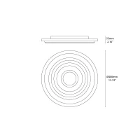 Vivida Concentric lampada da soffitto led