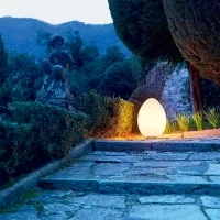 Fontana Arte Uovo outdoor floor lamp