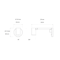 Astro Lighting Ascoli Swing applique led
