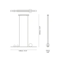 Vivida Moonlight led suspension lamp