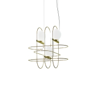 Fontana Arte Setareh lampada a sospensione led