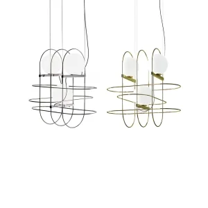 Fontana Arte Setareh lampada a sospensione led