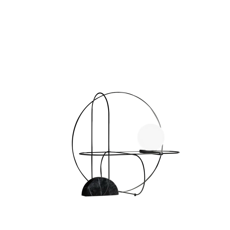 Fontana Arte Setareh round led table lamp Fontana Arte Setareh round led table lamp