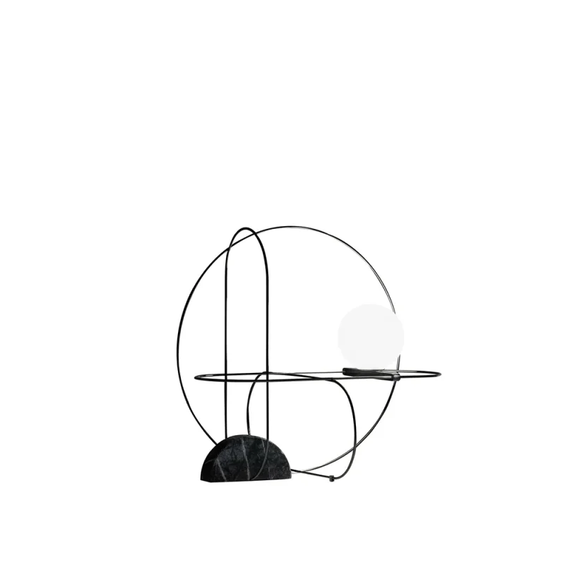 Fontana Arte Setareh round led table lamp Fontana Arte Setareh round led table lamp