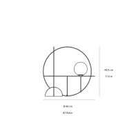 Fontana Arte Setareh round led table lamp