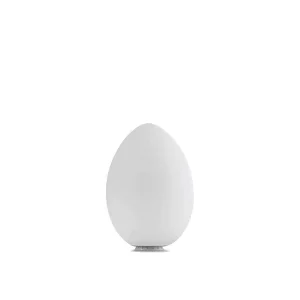 Fontana Arte Uovo Table Lamp with Diffused Light in Glass by