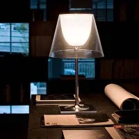 Flos Ktribe T2 table Lamp diffused lighting chrome-plated Zamak