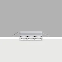 IGuzzini Crystal faretto da incasso led a tre spot