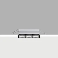 IGuzzini Crystal faretto da incasso led a tre spot
