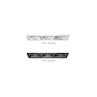 IGuzzini Crystal faretto da incasso led a tre spot