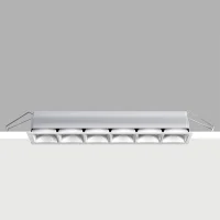 iGuzzini Crystal faretto da incasso led a sei spot dimmerabile