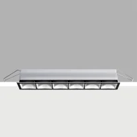 iGuzzini Crystal faretto da incasso led a sei spot dimmerabile