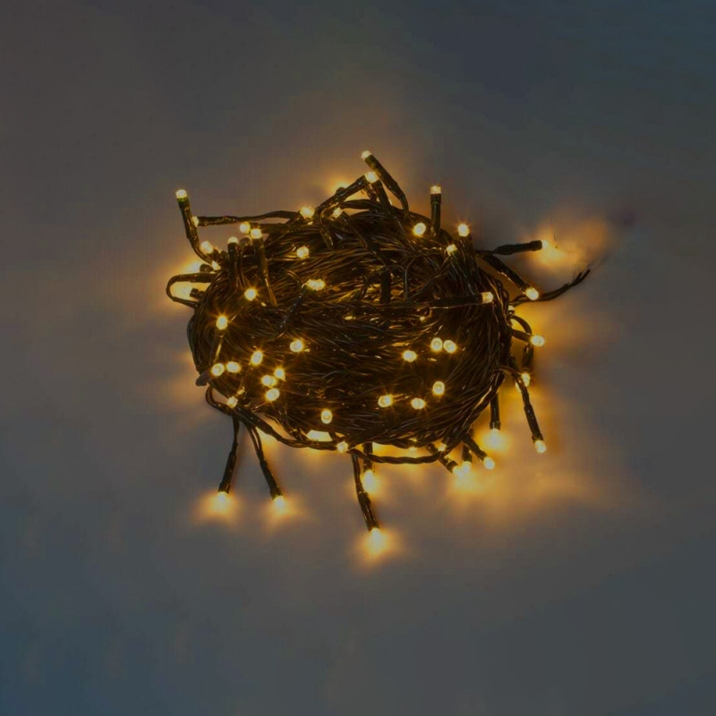 New Lamps extension 120 Leds 10 meters black cable New Lamps extension 120 Leds 10 meters black cable