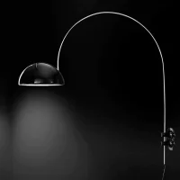 Oluce Coupè Lampada a cupola arco da Parete