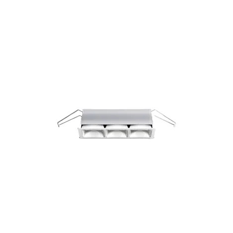 iGuzzini Crystal recessed LED spotlight with three spots