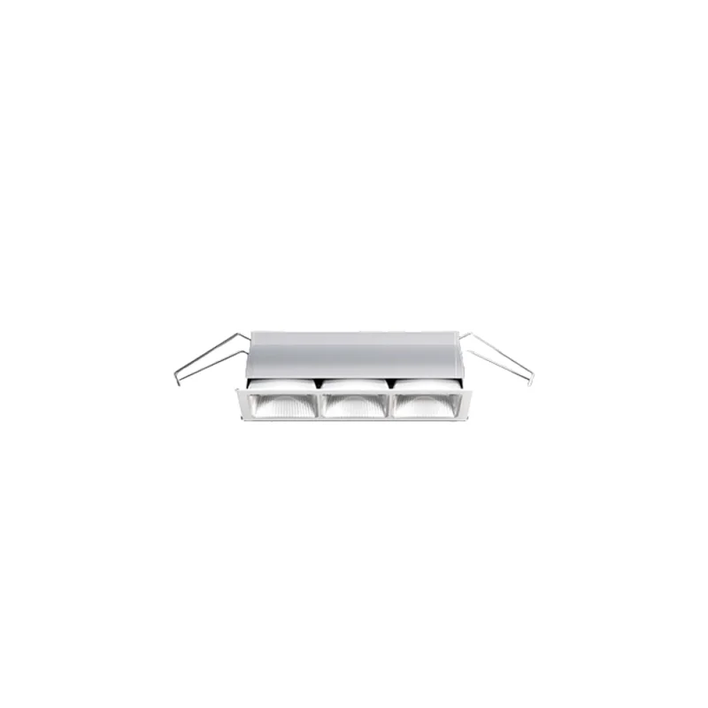 iGuzzini Crystal faretto da incasso led a tre spot iGuzzini Crystal faretto da incasso led a tre spot