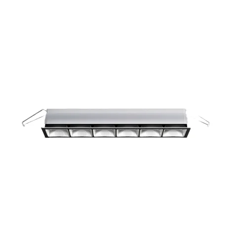 iGuzzini Crystal faretto da incasso led a sei spot dimmerabile