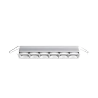 iGuzzini Crystal faretto da incasso led a sei spot dimmerabile