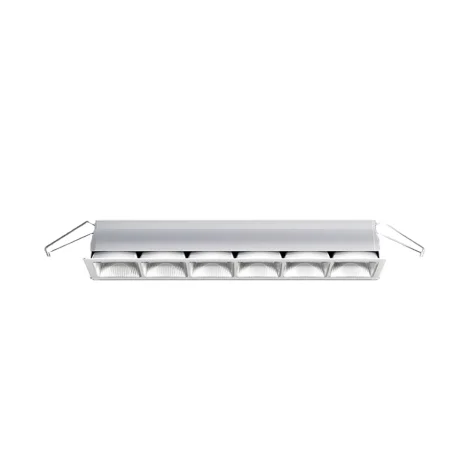 iGuzzini Crystal faretto da incasso led a sei spot dimmerabile