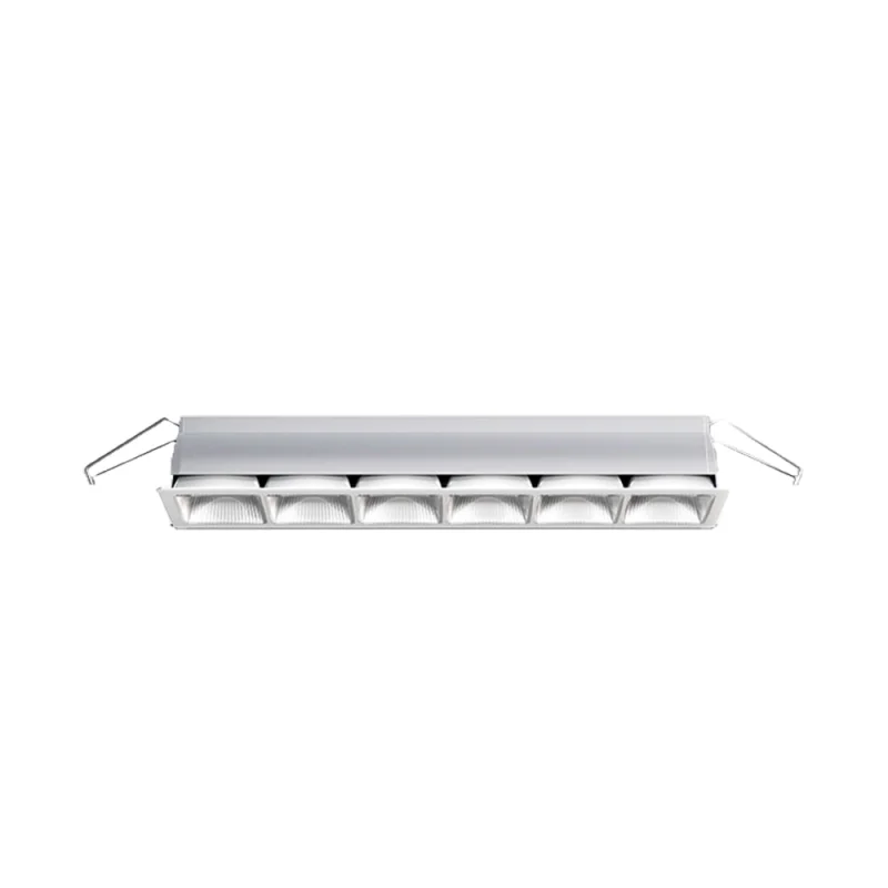 iGuzzini Crystal faretto da incasso led a sei spot dimmerabile