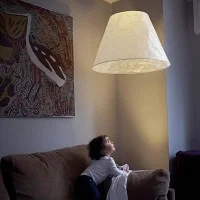 Flos Shade Lampada da Terra e sospensione in carta pieghevole