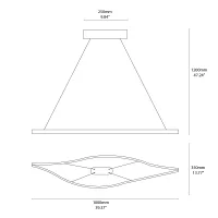 Vivida Arrow led suspension lamp smart