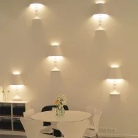 Flos Abajourd ' Hui Small Lampada da incasso a parete by Soft